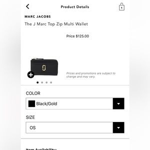 The J Marc Top Zip Multi Wallet